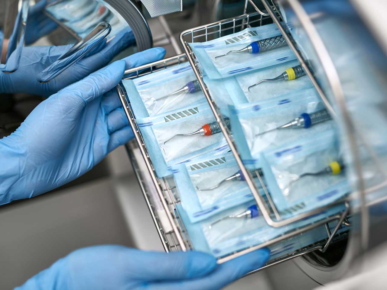 Sterilization of dental tools