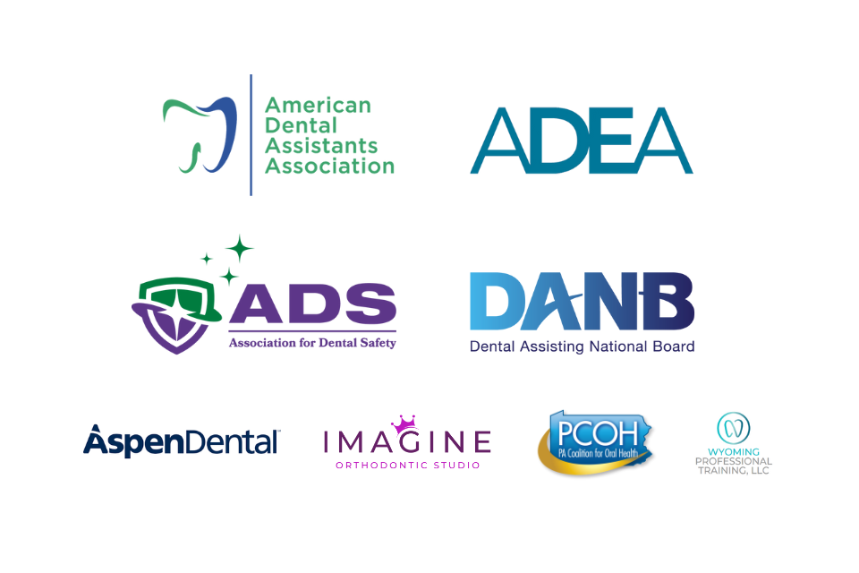 Logos of organizations that endorse the professional model