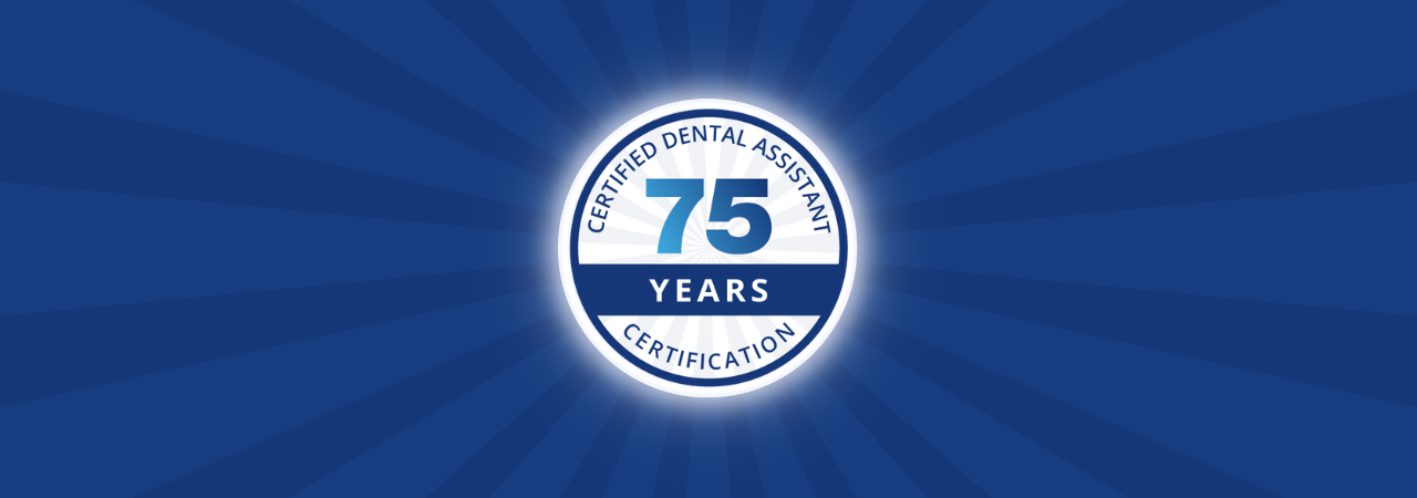 CDA 75th anniversary logo
