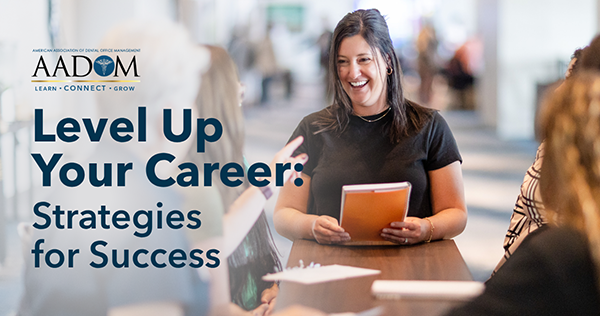 professional woman smiling and talking with title overlay